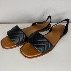 Aldo Flag Sandals Black 8.5